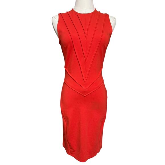 Maje Mid-Length Dress Size 1 Viscose Blend Stretchy Sleeveless Preowned - Picture 1 of 7